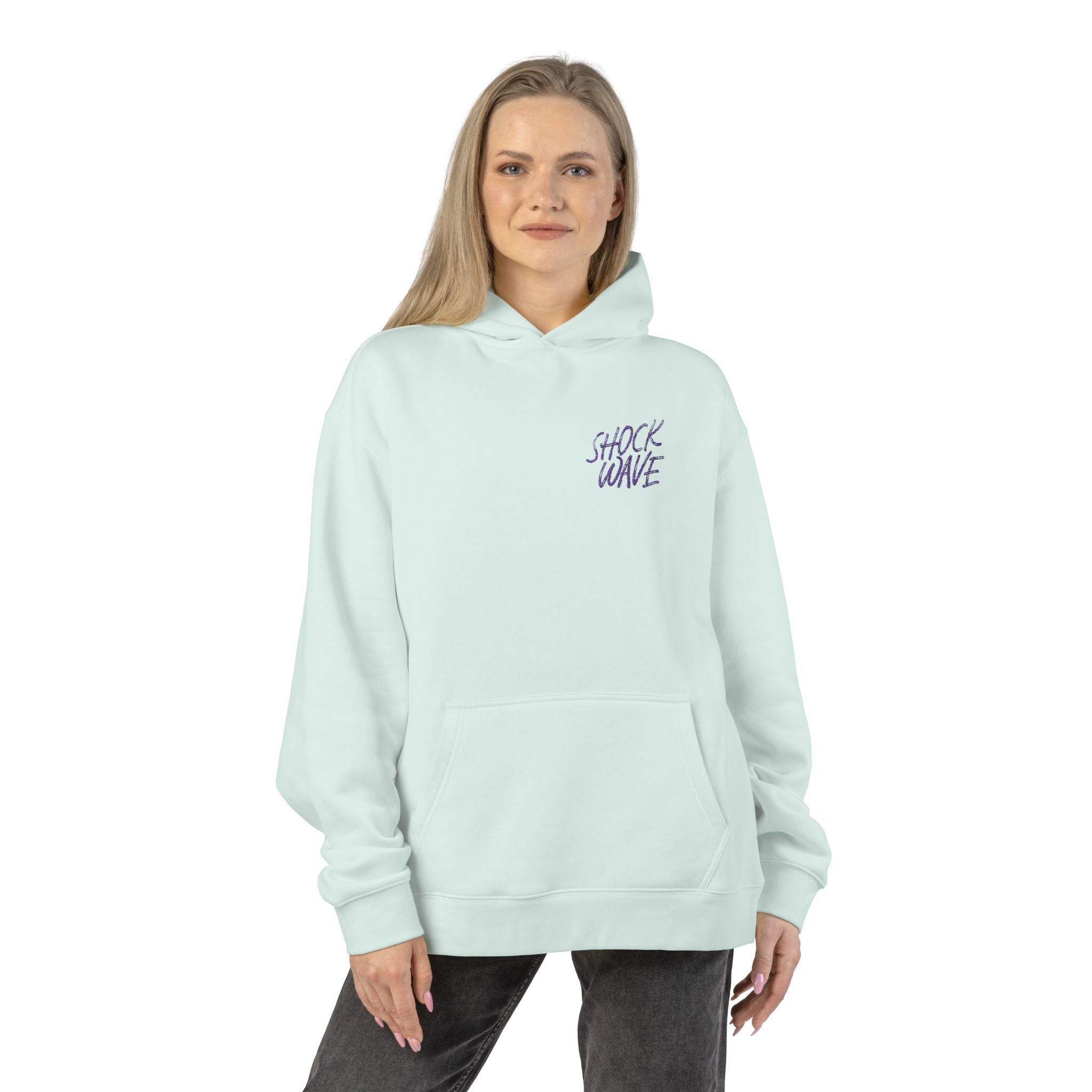 AS Colour 5161 Unisex Relaxed Hoodie | Shock Wave Embroidery
