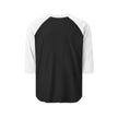 Customizable Tultex 245 Unisex 3\4 Sleeve Raglan Fine Knit Jersey Shirt