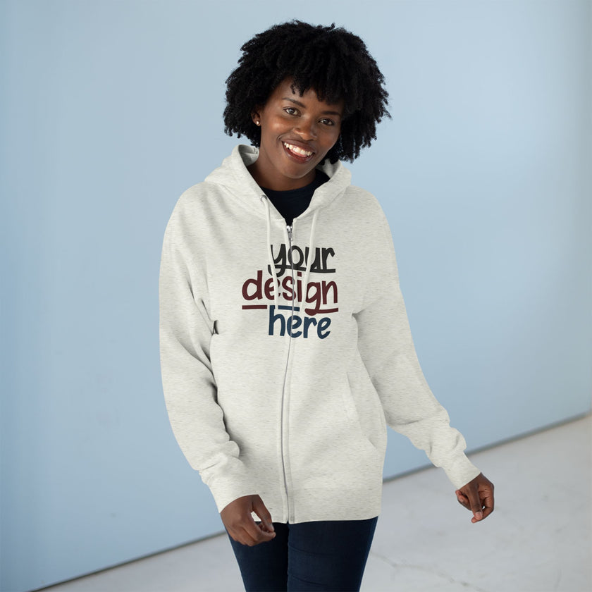 Customizable Lane Seven LS14003 Unisex Zip Hoodie