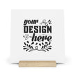 Customizable Gallery Board with Wooden Stand 1.8mm Giclée Print