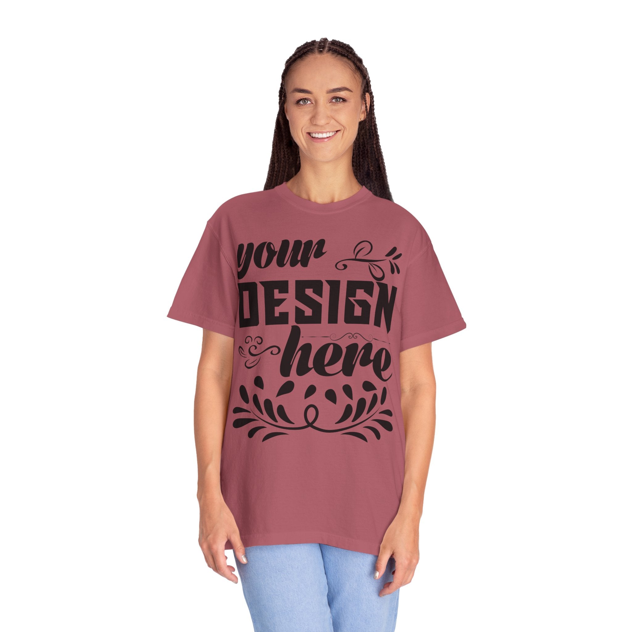 Customizable Comfort Colors 1717 Unisex Garment-Dyed T-Shirt