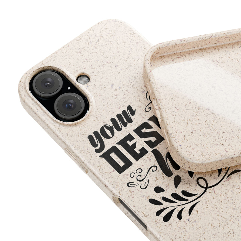 Customizable Biodegradable Phone Case Matte Finish Wireless Charging