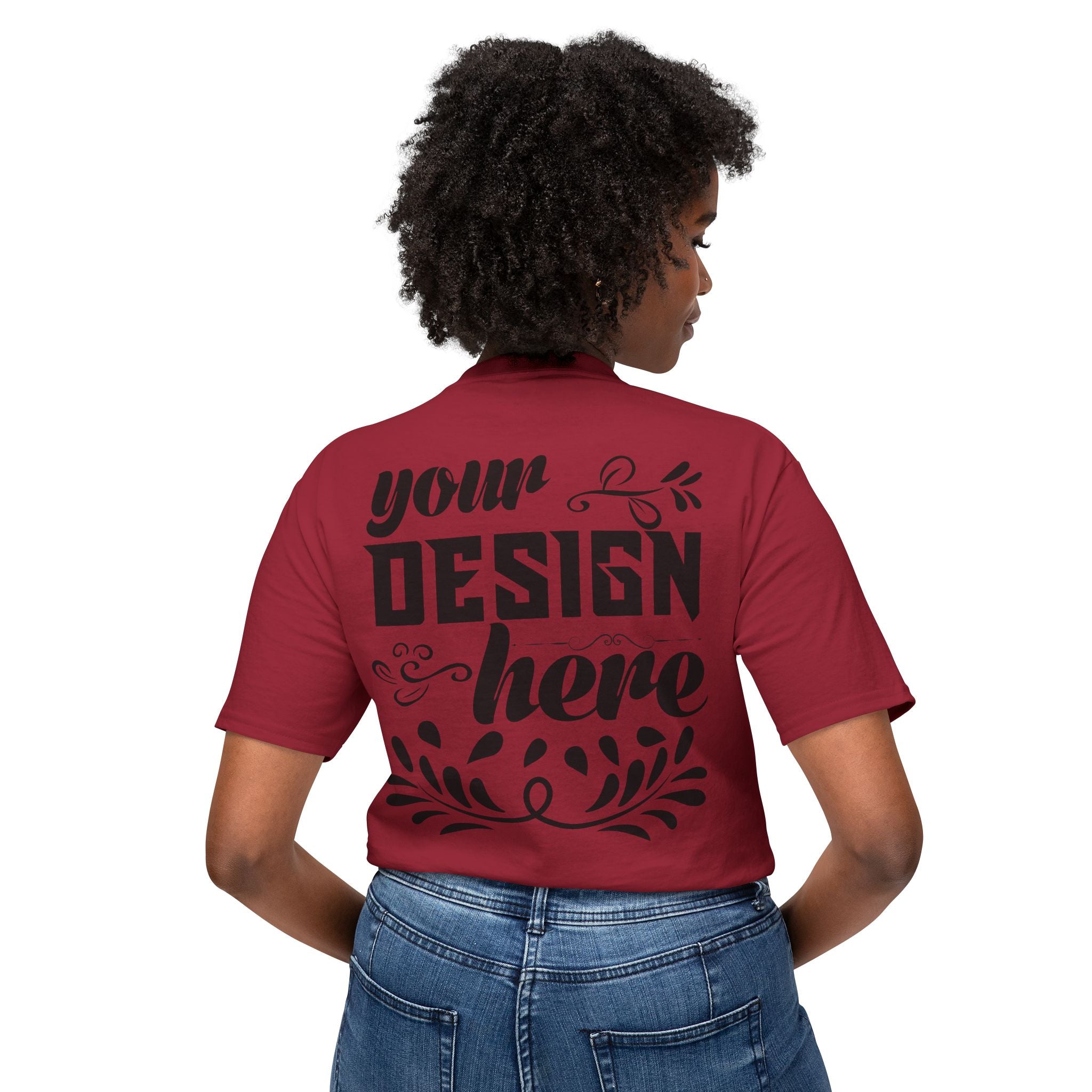 Customizable Fruit Of The Loom 3930R Unisex HD Cotton T-Shirt