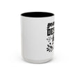 Customizable Glossy Ceramic Accent Mug 11oz and 15oz
