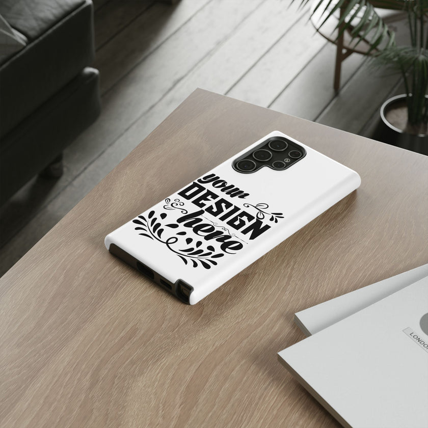 Customizable Tough Dual Layer Phone Case Polycarbonate TPU Liner Protective