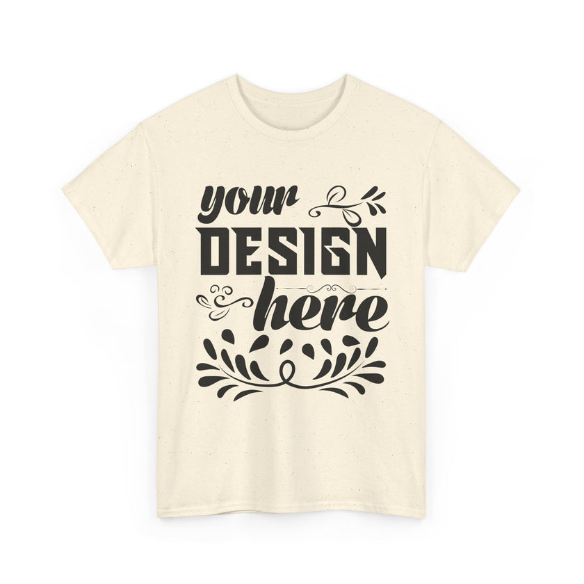 Customizable Gildan 5000 Unisex Heavy Cotton T-Shirt Classic Fit