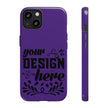 Customizable Tough Dual Layer Phone Case Polycarbonate TPU Liner Protective