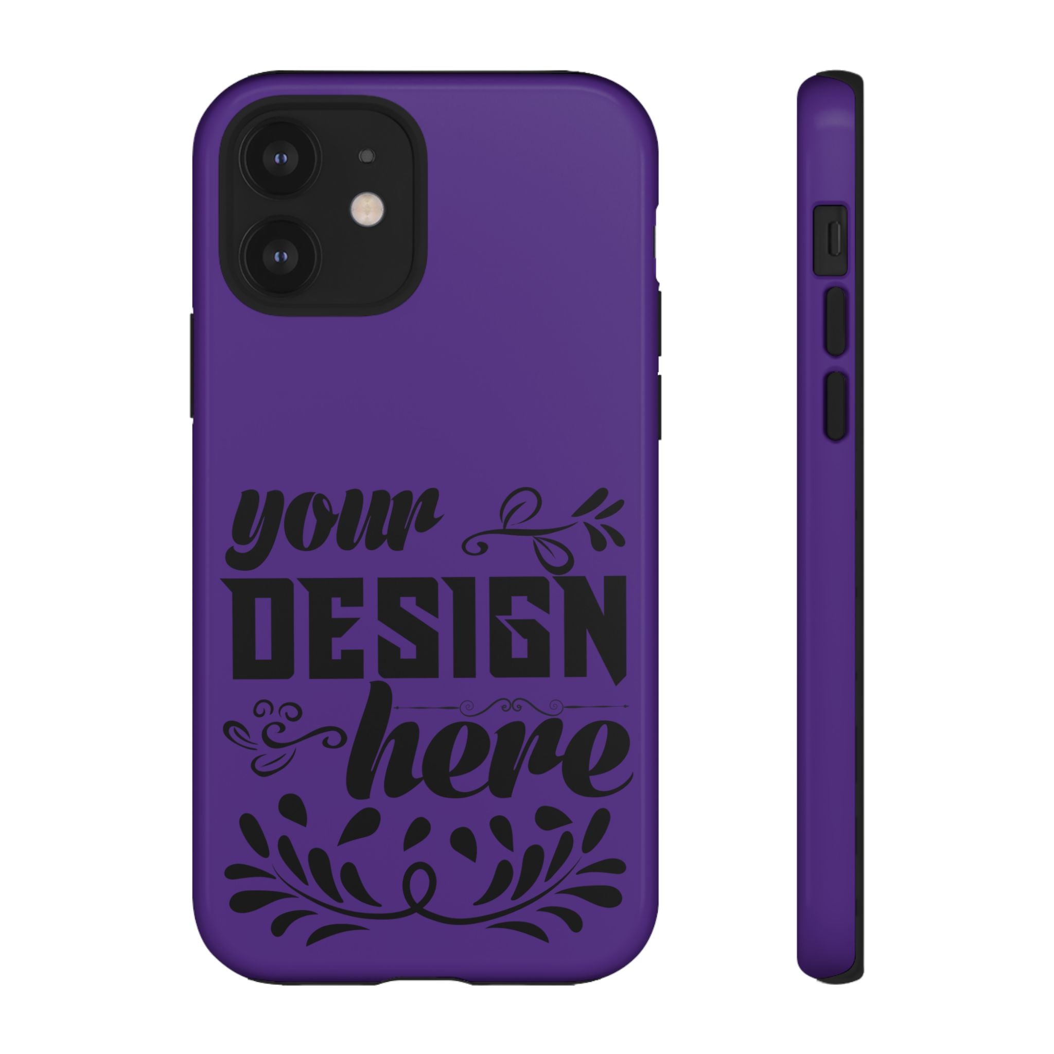 Customizable Tough Dual Layer Phone Case Polycarbonate TPU Liner Protective