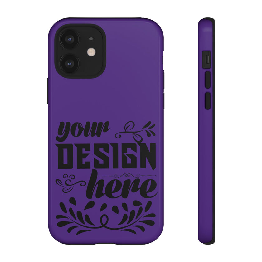 Customizable Tough Dual Layer Phone Case Polycarbonate TPU Liner Protective