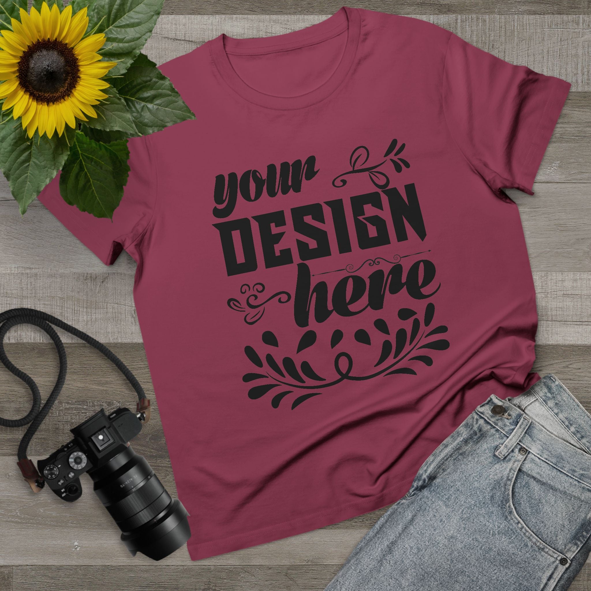 Customizable AS Colour 4001 Womens Maple Cotton T-Shirt