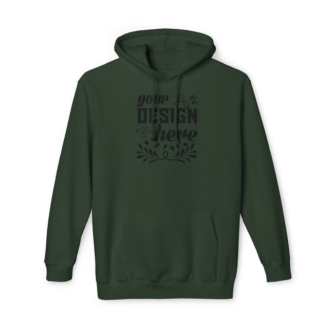 Customizable Bayside 960 Unisex Heavyweight Hooded Sweatshirt Made in US