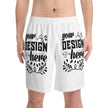 Customizable Men’s Elastic Beach Shorts AOP with Inner Mesh Brief