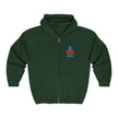 Gildan 18600 Unisex Full Zip Hoodie | Super Daddy Embroidery