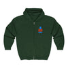 Gildan 18600 Unisex Full Zip Hoodie | Super Daddy Embroidery
