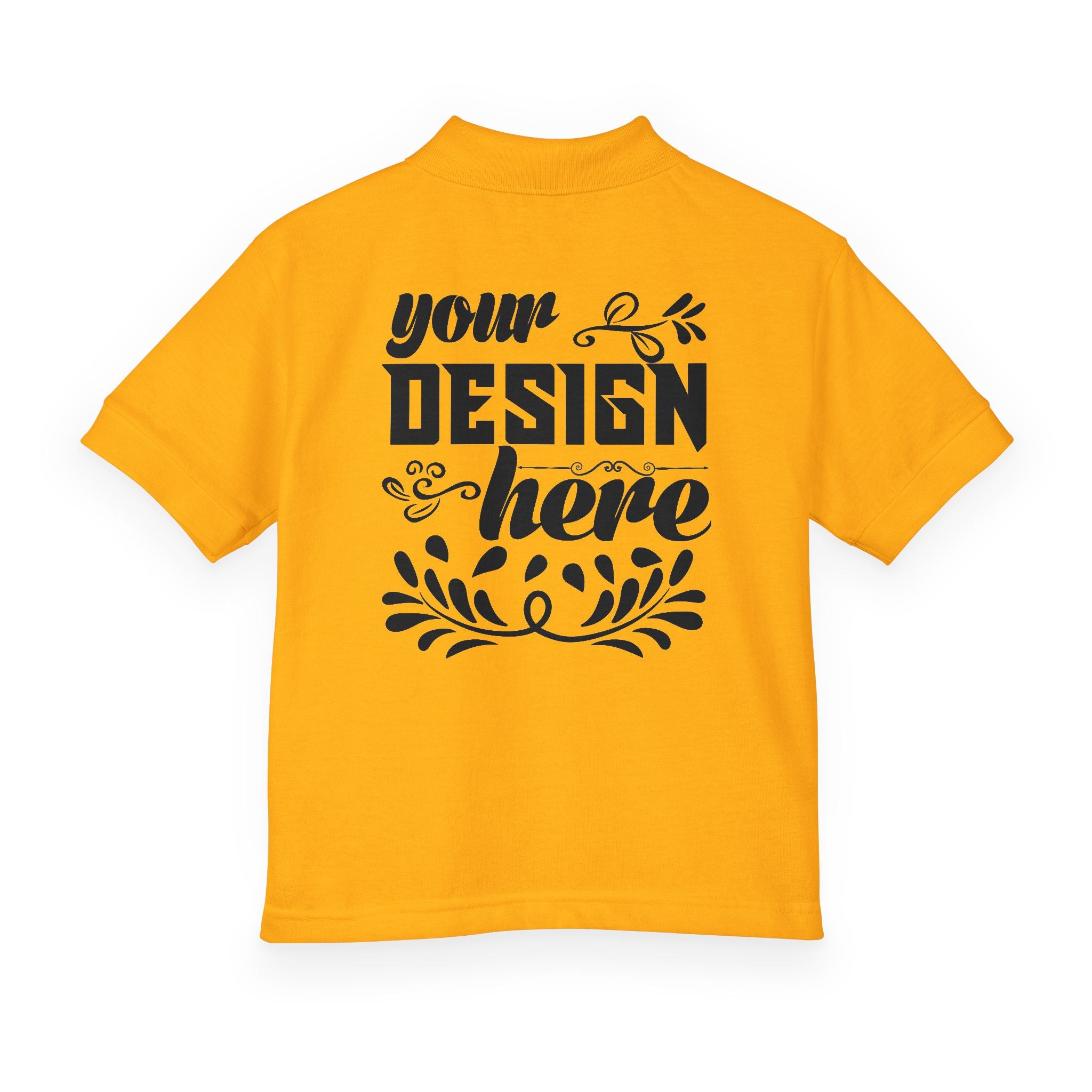 Customizable Gildan 8800B Youth DryBlend Jersey Polo Shirt