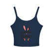 Bella+Canvas 1012 Spaghetti Strap Tank Top Running Bunny Graphic Print