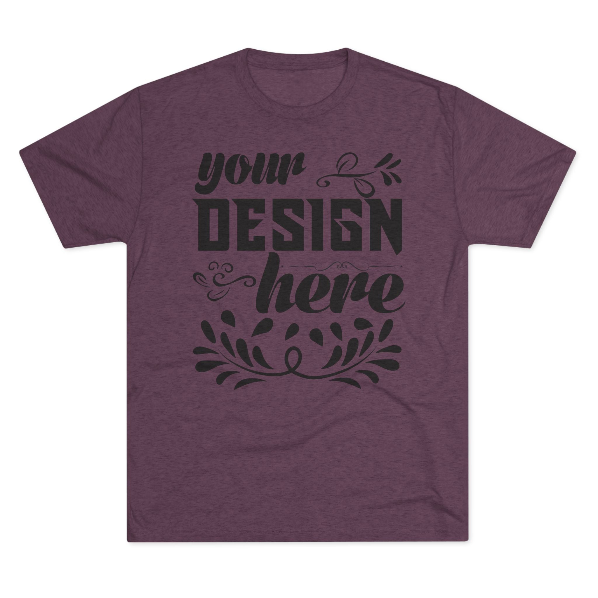 Customizable Next Level 6010 Unisex Tri-Blend Crew Neck T-Shirt