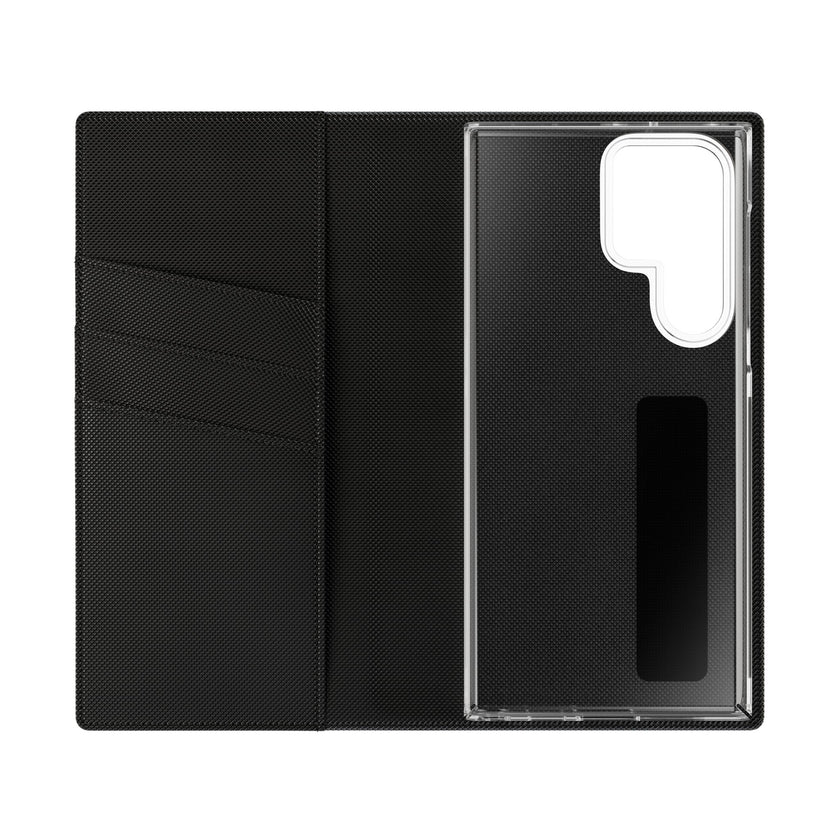 Customizable Flip Folio Phone Case With Card Slots Stand And Elastic Strap