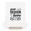Customizable Gallery Board with Wooden Stand 1.8mm Giclée Print