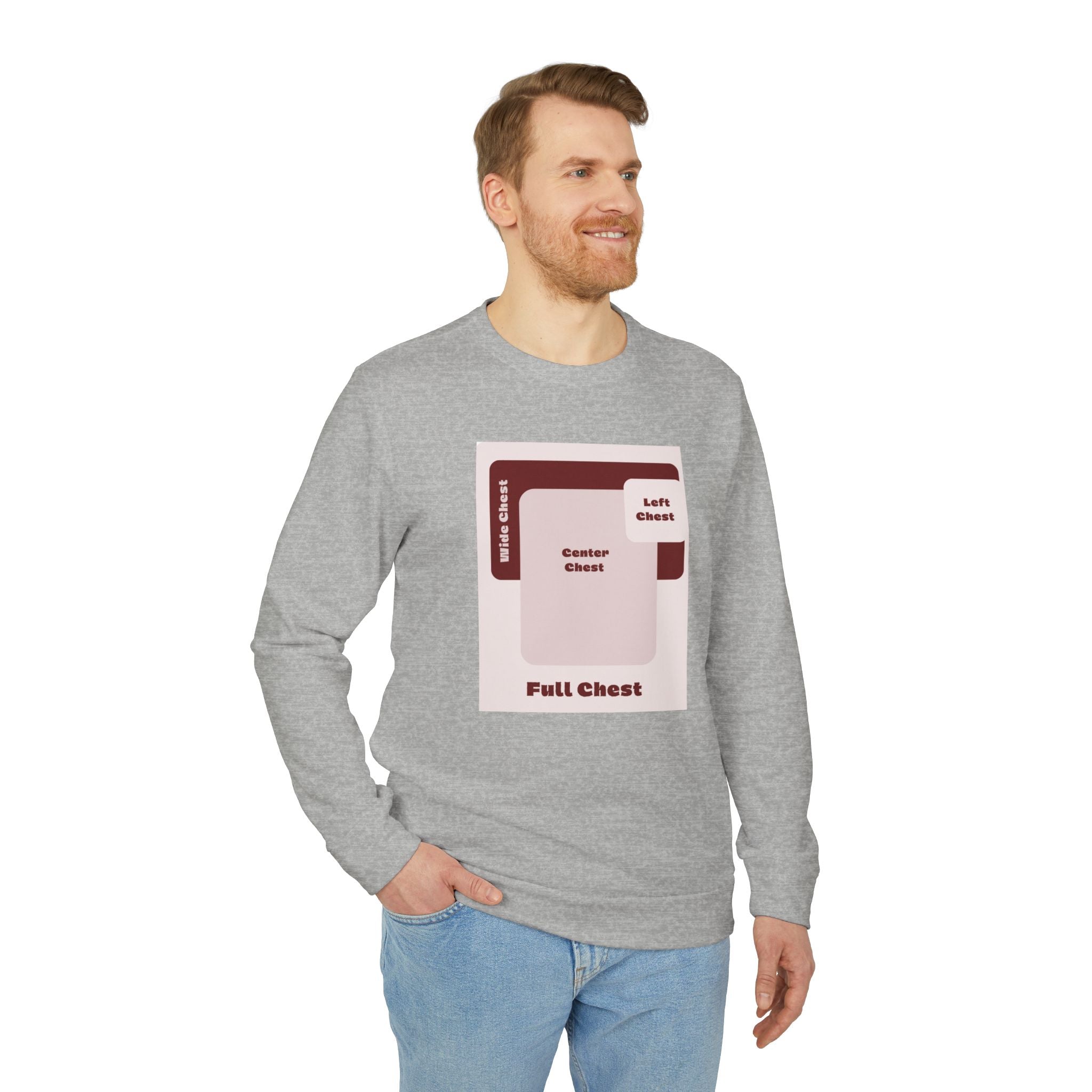 Customizable Adidas A434 Unisex Fleece Crewneck Sweatshirt