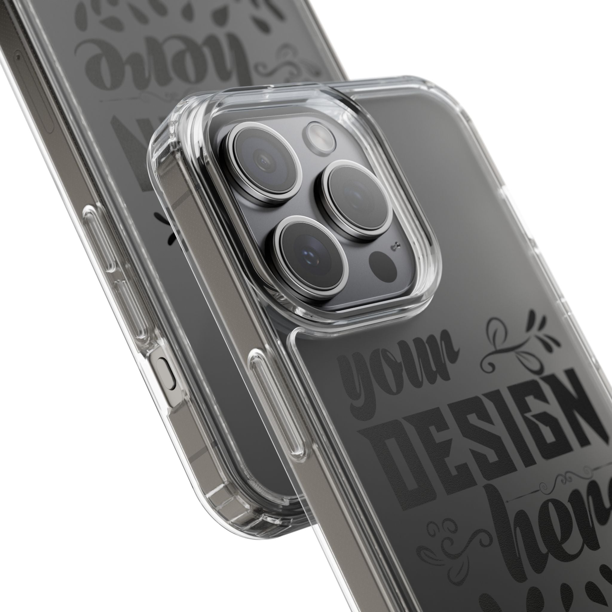 Customizable Clear Phone Case Slim Lightweight Scratch Resistant Protection