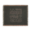 Customizable Woven Cotton Blanket Throw with Fringed Edges 3 Sizes