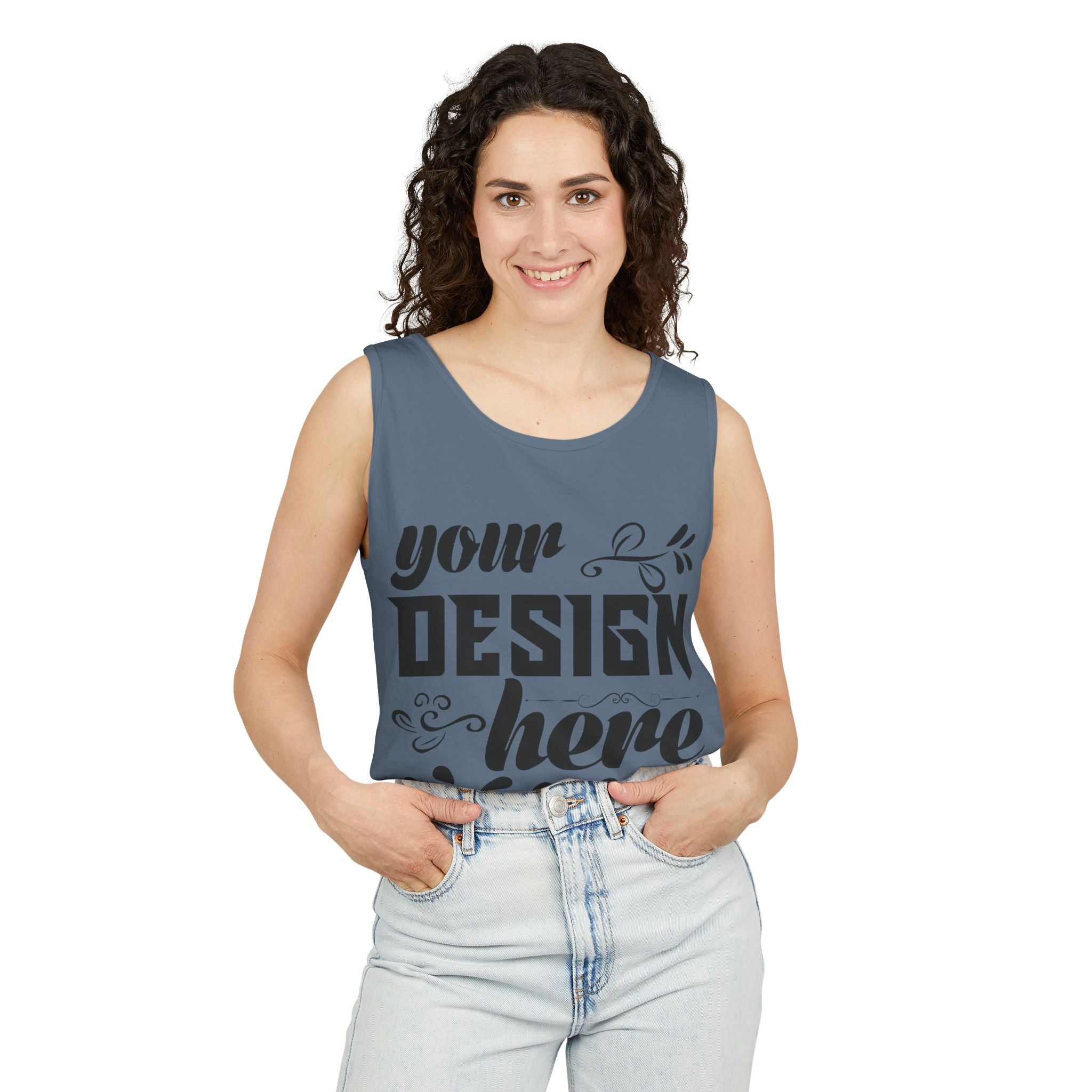 Customizable  Comfort Colors 9360  Unisex Garment Dyed Tank Top