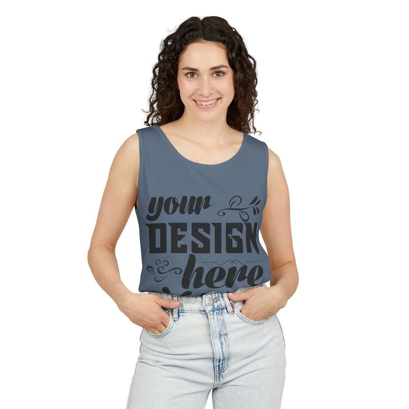 Customizable  Comfort Colors 9360  Unisex Garment Dyed Tank Top