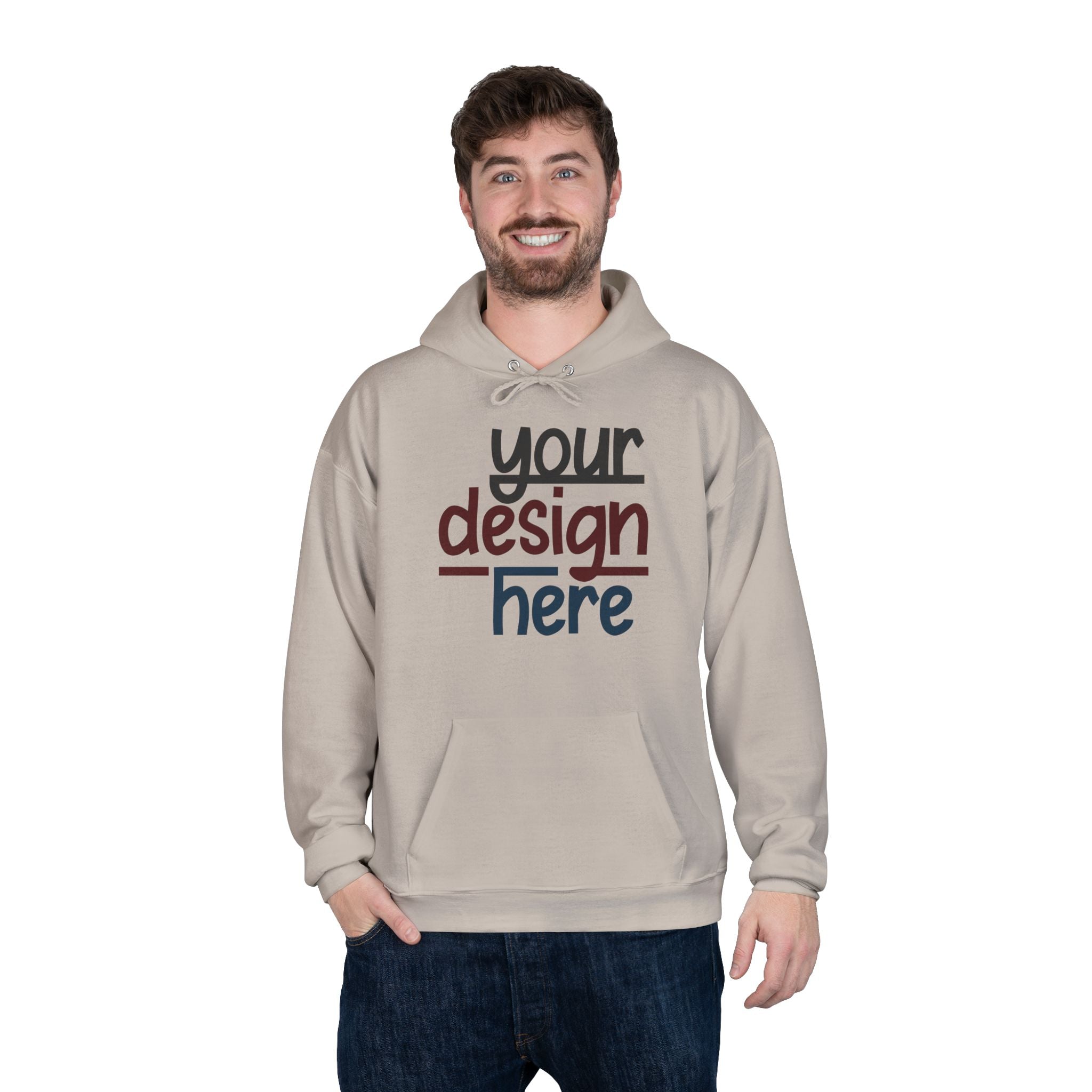Customizable Hanes P170 EcoSmart Unisex Pullover Hoodie