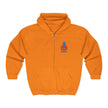 Gildan 18600 Unisex Full Zip Hoodie | Super Daddy Embroidery