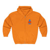 Gildan 18600 Unisex Full Zip Hoodie | Super Daddy Embroidery