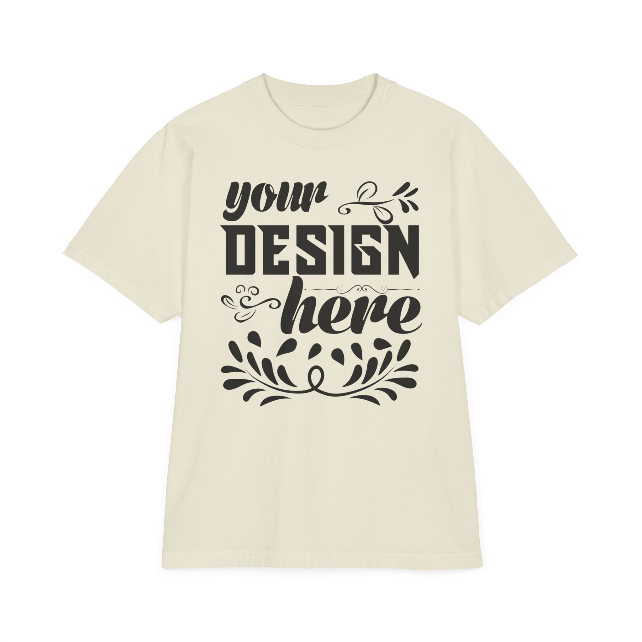 Customizable Shaka Wear SHGDD Unisex Garment Dyed Drop Shoulder T-Shirt