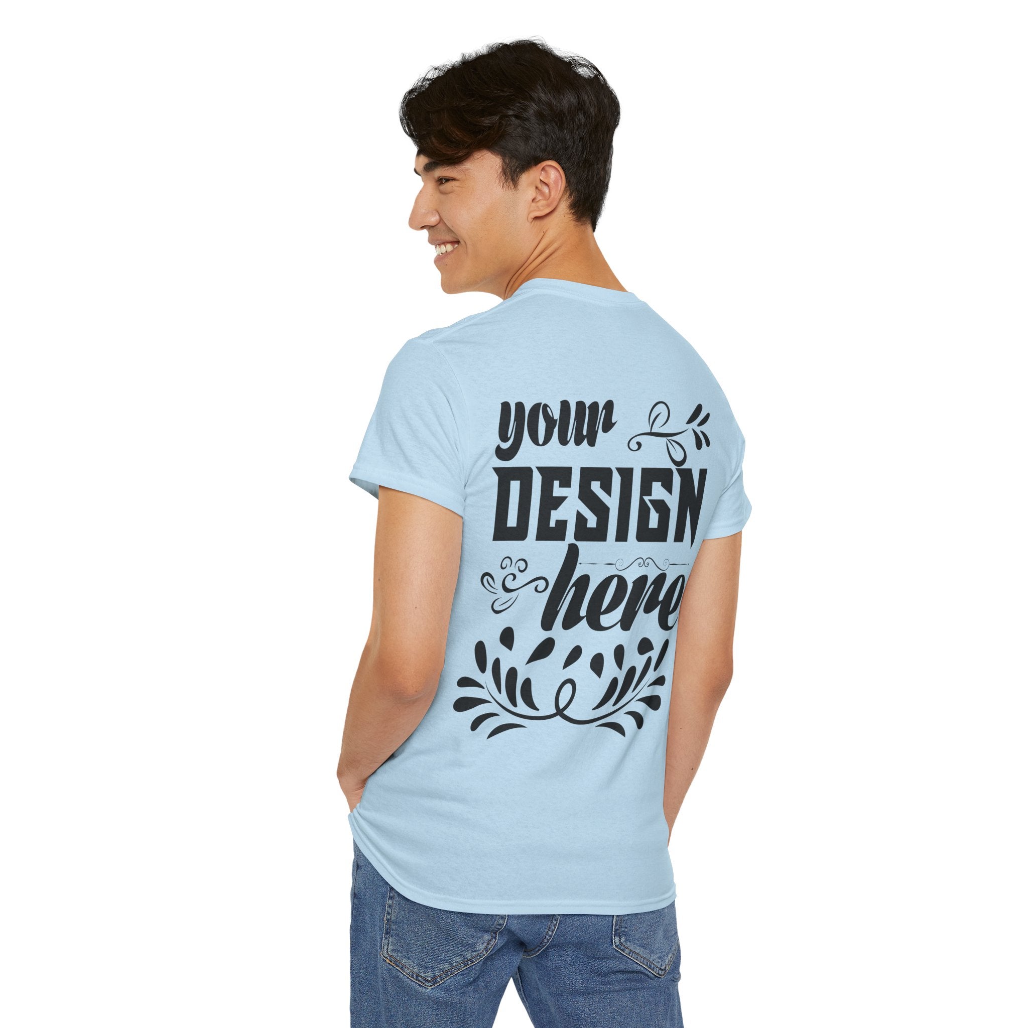 Customizable Gildan 5000 Unisex Heavy Cotton T-Shirt Classic Fit