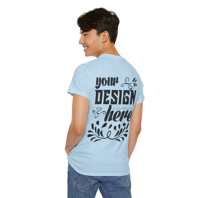 Customizable Gildan 5000 Unisex Heavy Cotton T-Shirt Classic Fit