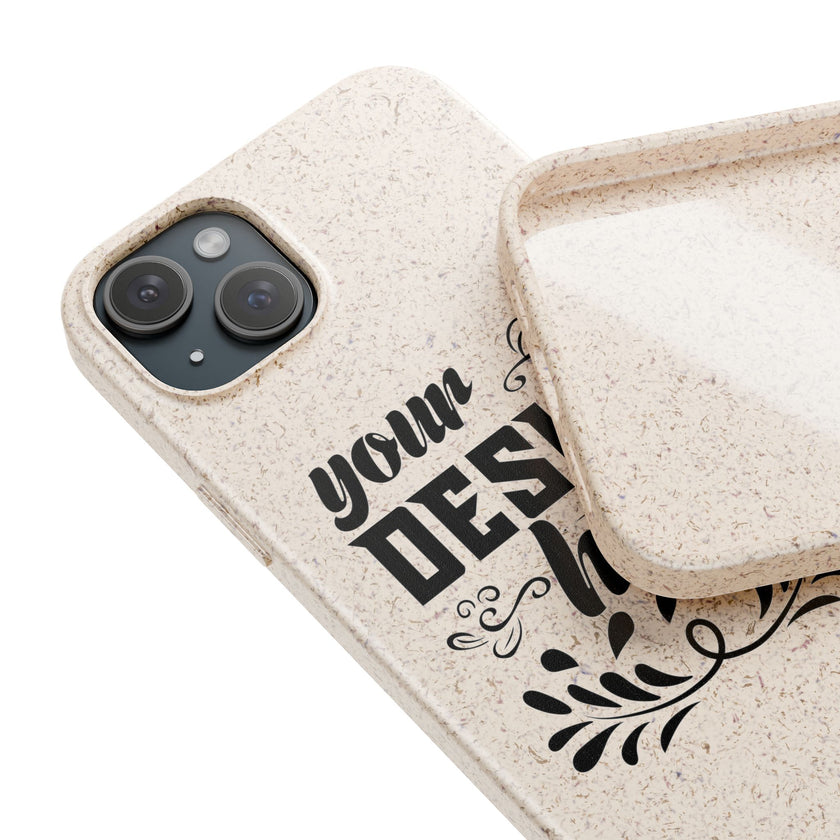 Customizable Biodegradable Phone Case Matte Finish Wireless Charging