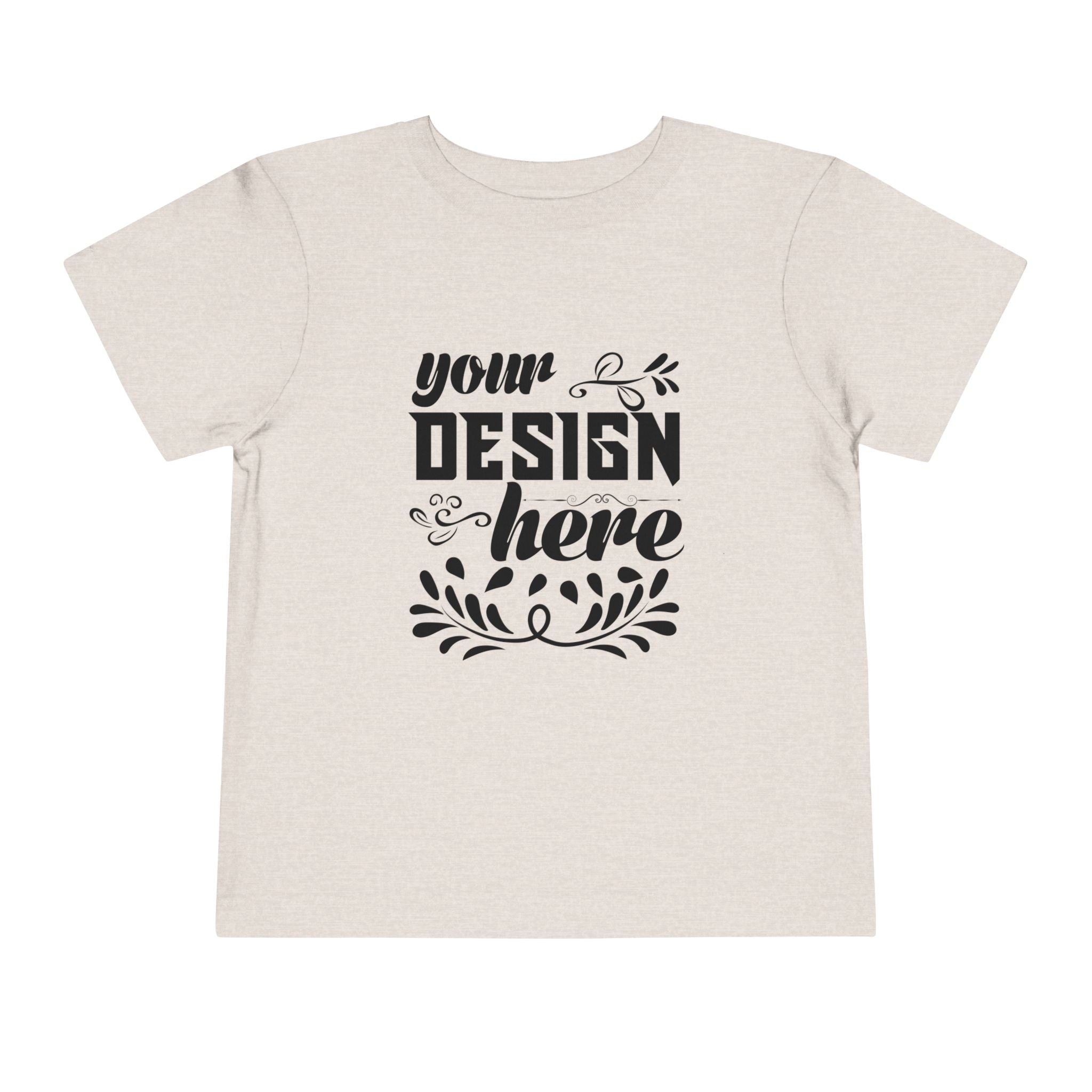 Customizable Bella+Canvas 3001T Toddler Short Sleeve T-Shirt Jersey