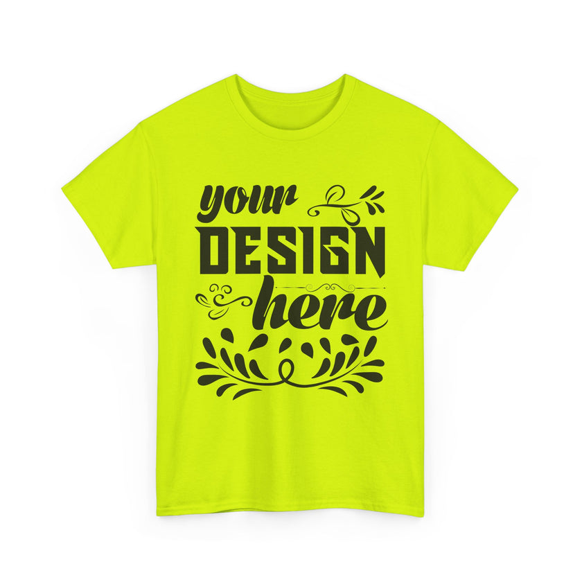 Customizable Gildan 5000 Unisex Heavy Cotton T-Shirt Classic Fit