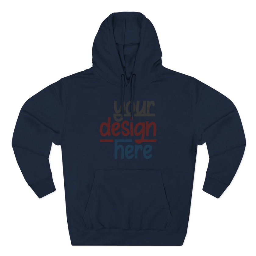 Customizable Lane Seven LS14001 Unisex Three Panel Fleece Hoodie