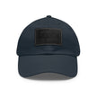 Customizable ValuCap VC300A Dad Hat with Faux Leather Patch Rectangle