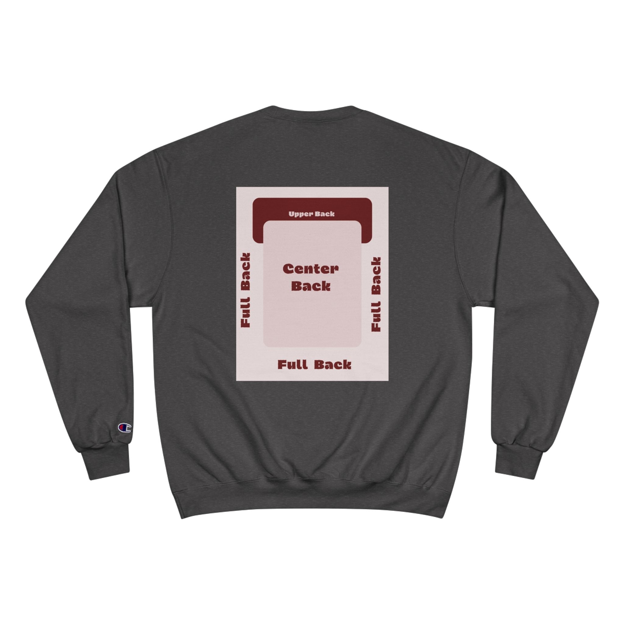Customizable Champion S600 Crewneck Sweatshirt DTG Print