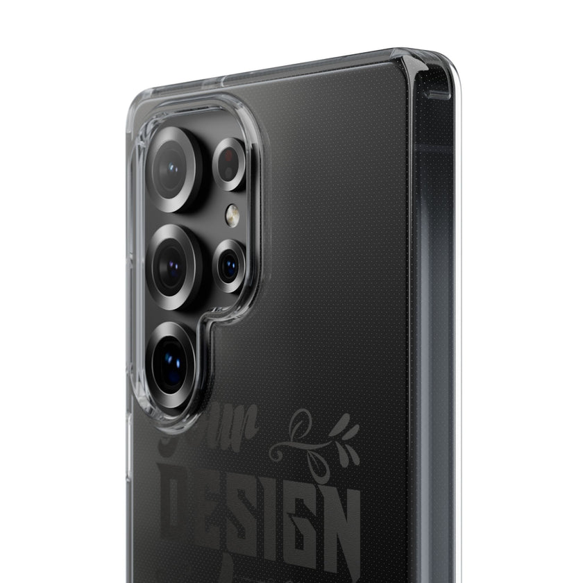 Customizable Clear Impact Resistant Phone Case With TPU Sides Wireless Ready
