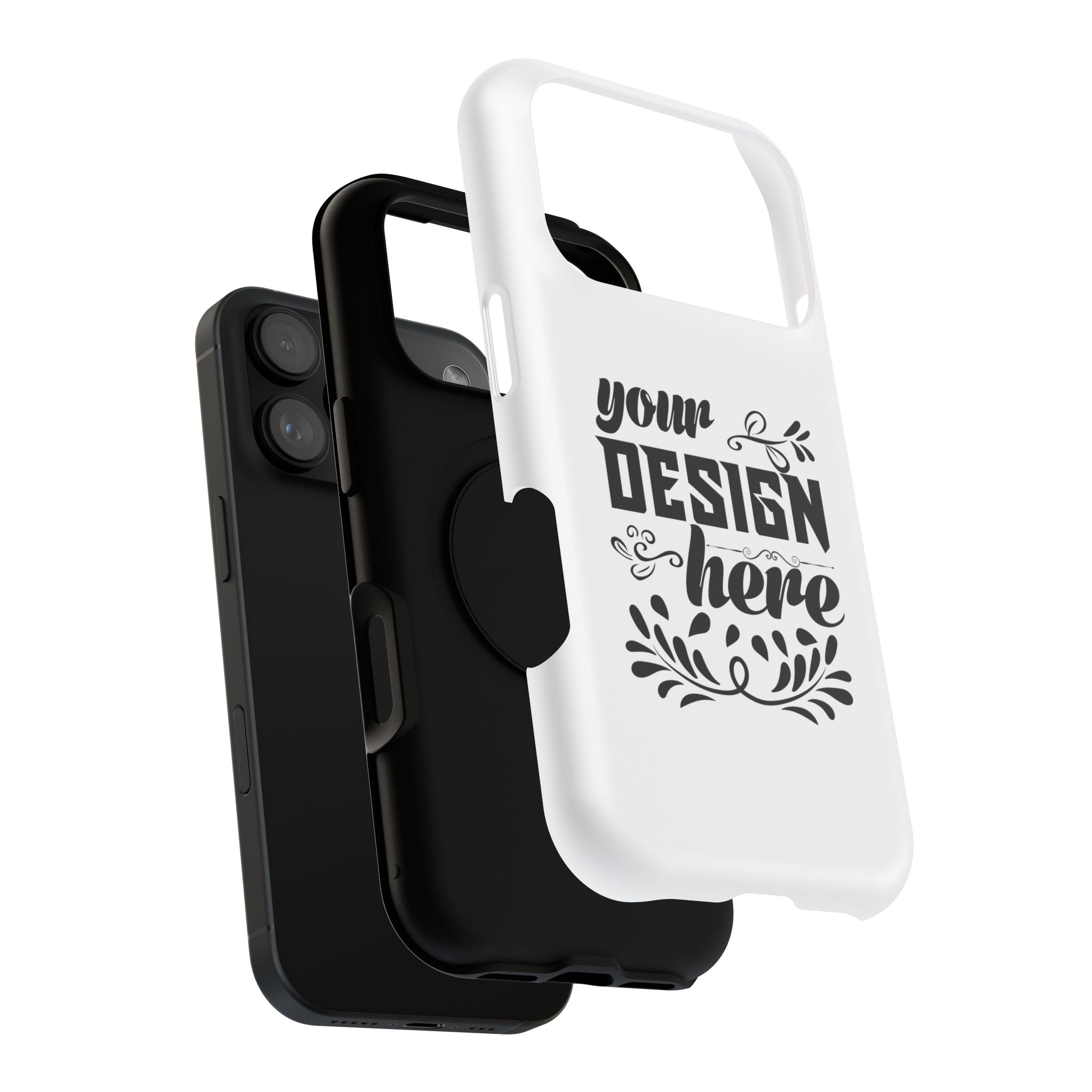 Customizable Impact Resistant Phone Case Dual Layer With Matte Or Glossy