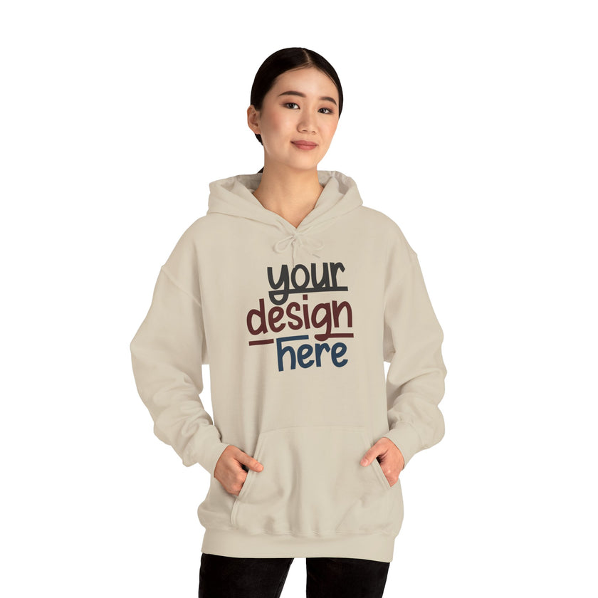 Customizable Gildan 18500 Unisex Heavy Blend Hooded Sweatshirt