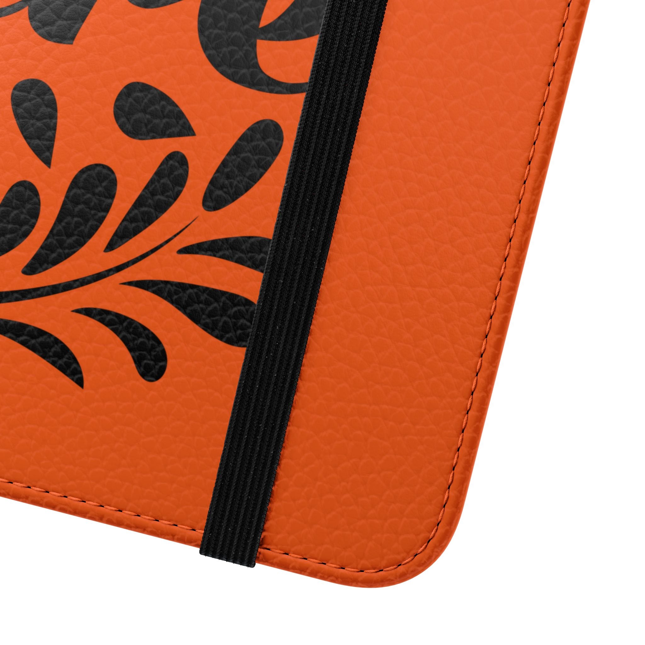 Customizable Flip Folio Phone Case With Card Slots Stand And Elastic Strap