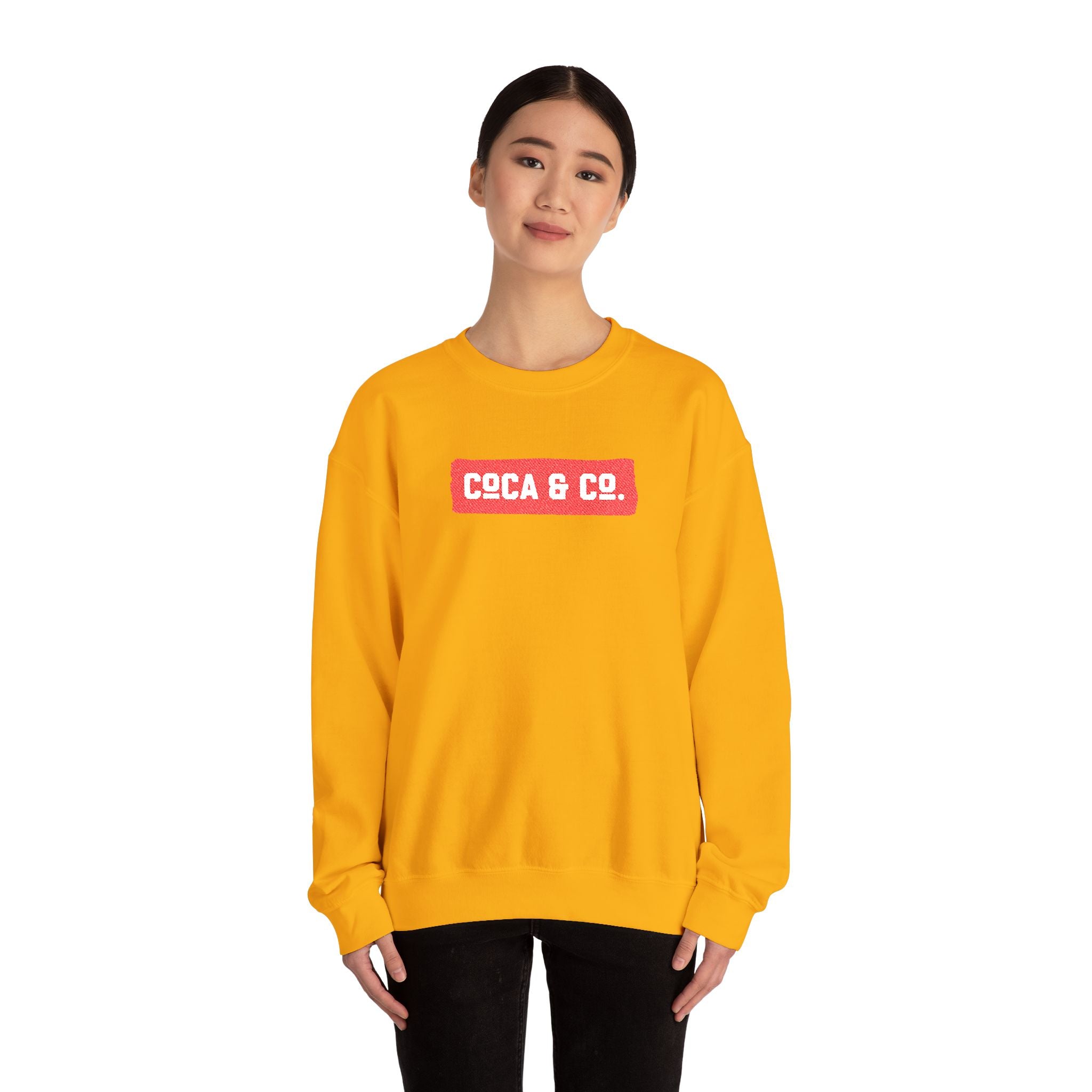 Gildan 18000 Unisex Crewneck Sweatshirt | Coca & Co Embroidery