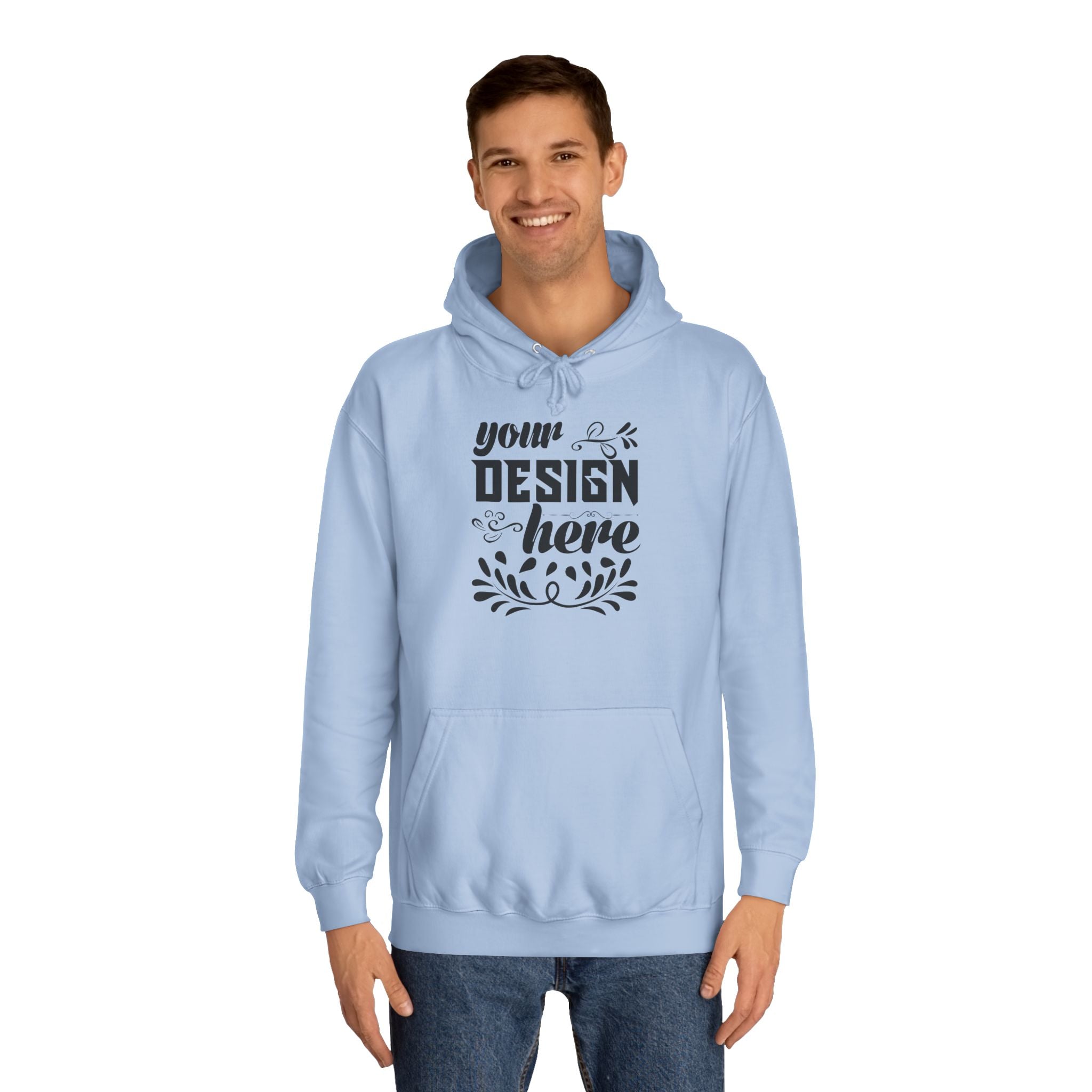 Customizable AWDis JH001 Unisex College Hoodie