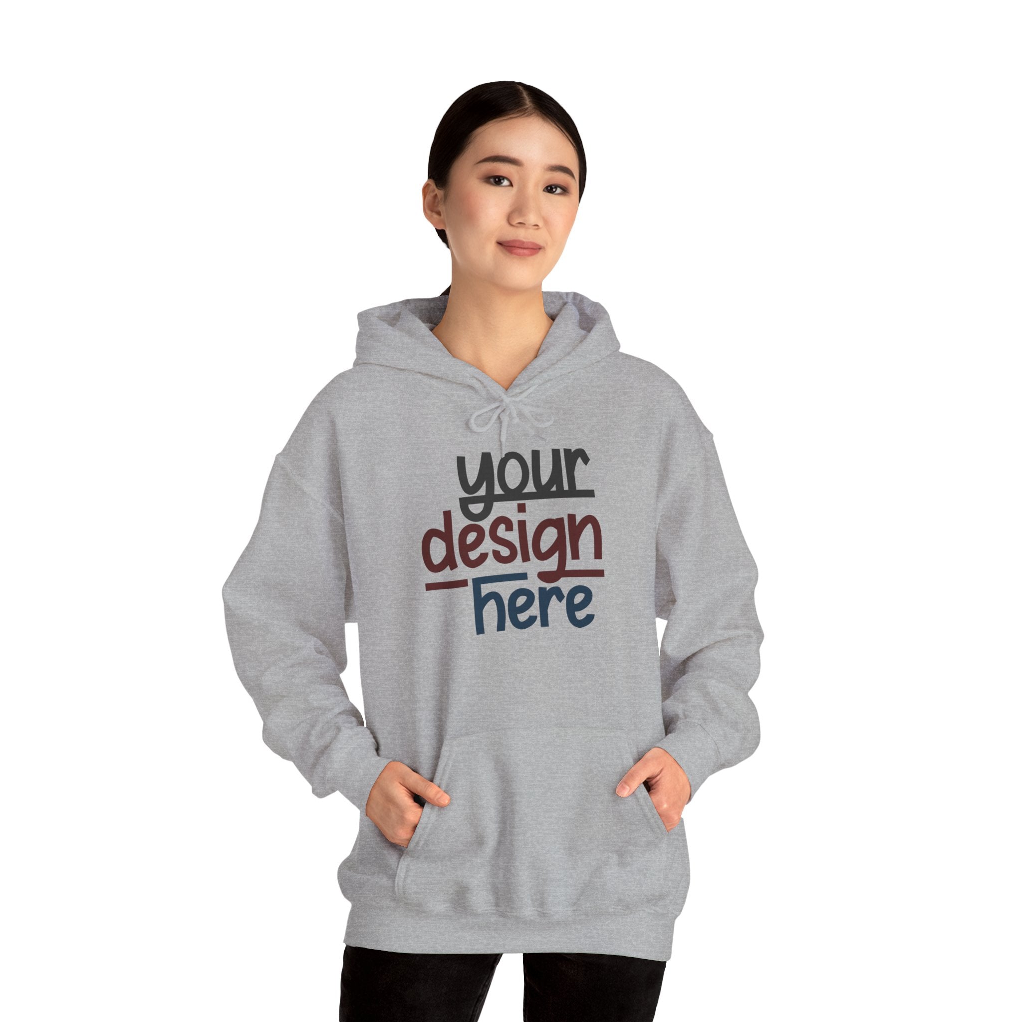 Customizable Gildan 18500 Unisex Heavy Blend Hooded Sweatshirt