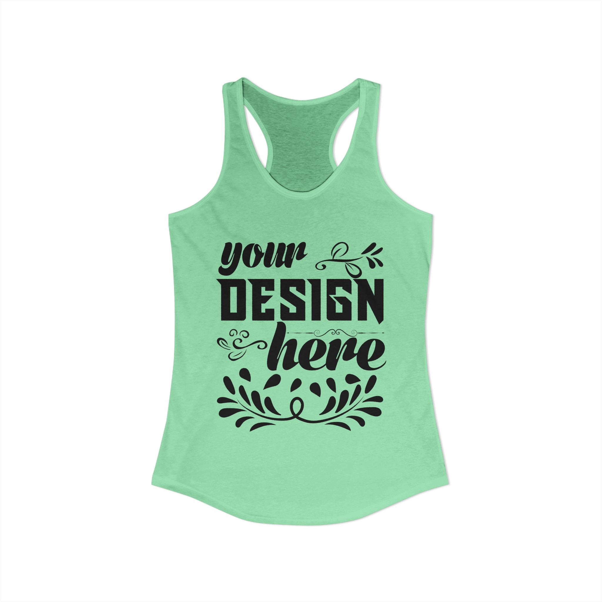 Customizable Next Level 1533 Womens Ideal Racerback Tank