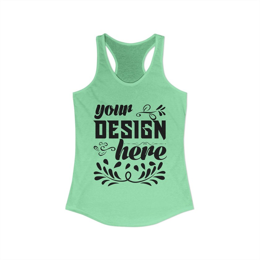 Customizable Next Level 1533 Womens Ideal Racerback Tank