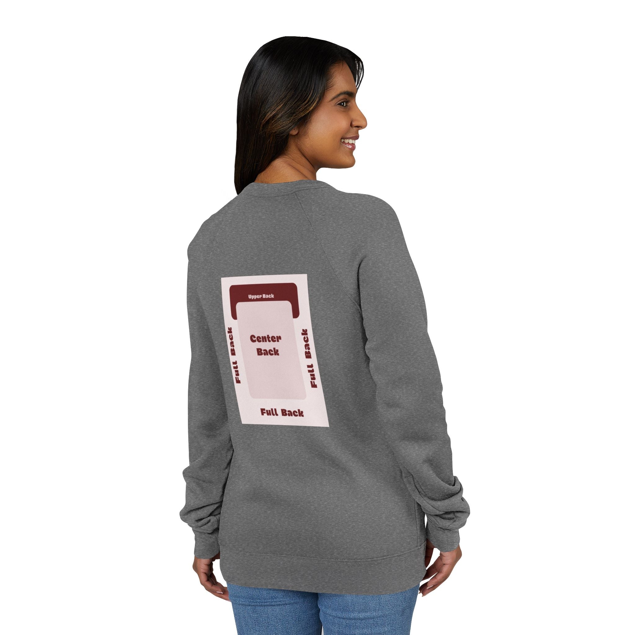 Customizable Bella+Canvas 3901 Unisex Fleece Raglan Sweatshirt
